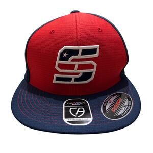 Cap America S Logo Start Patriotic Hat Size L/XL New